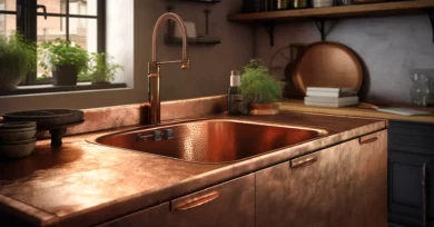 copper sink