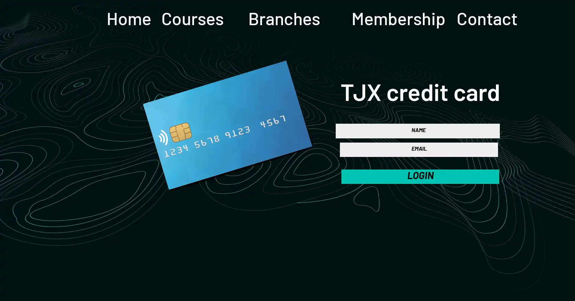 TJX Credit Card Login