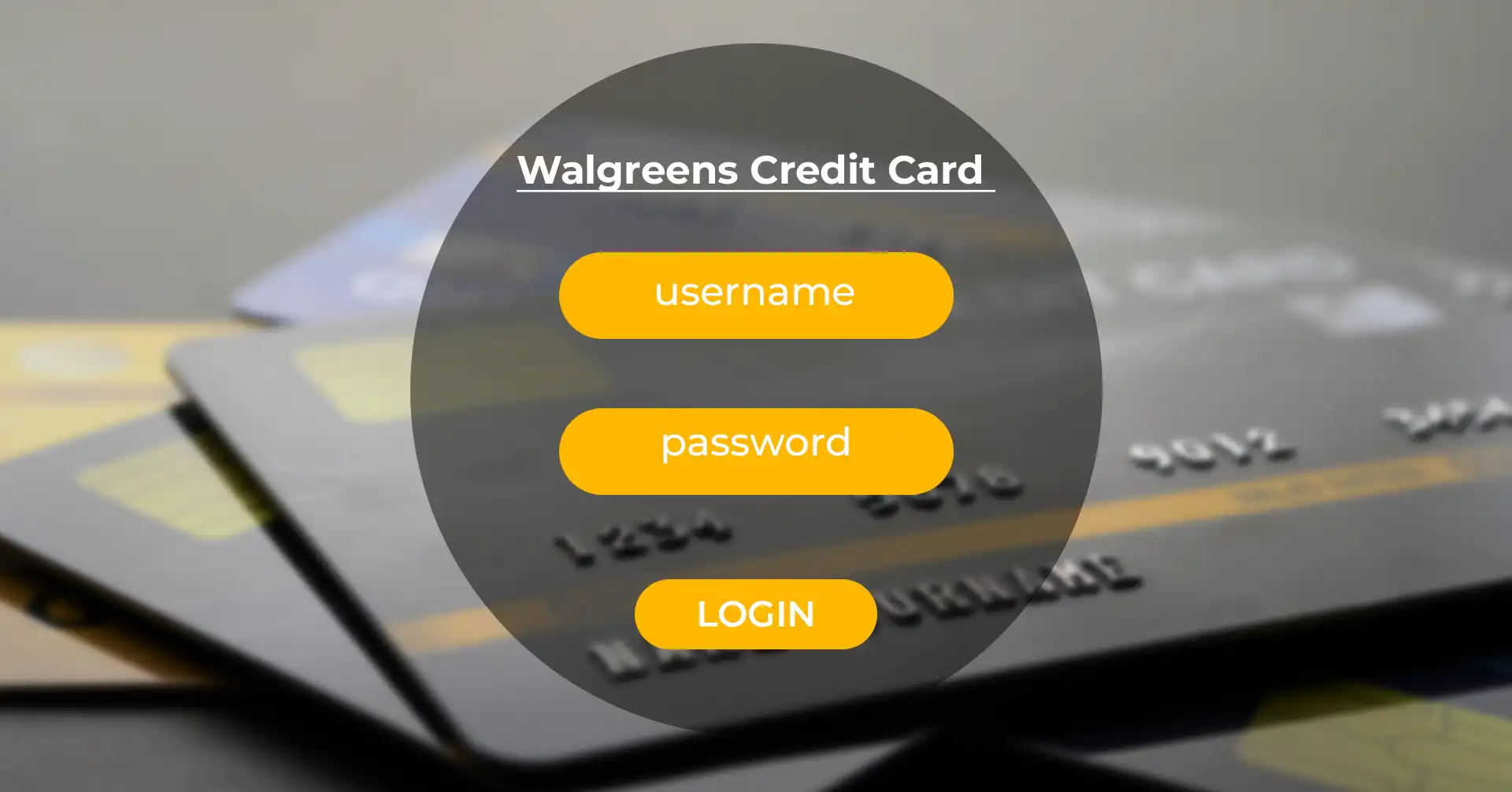 Walgreens Credit Card Login