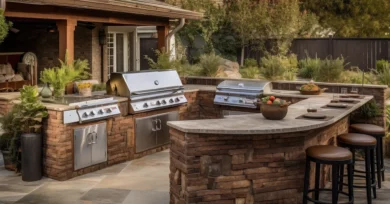 outdoor kitchens